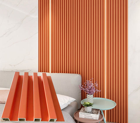 Elegant Office Partition Panel Decoration Material Wall Panel WPC Board Panel Thermal Insulation Interior Wall Decoration Wall Covering Wall Cladding