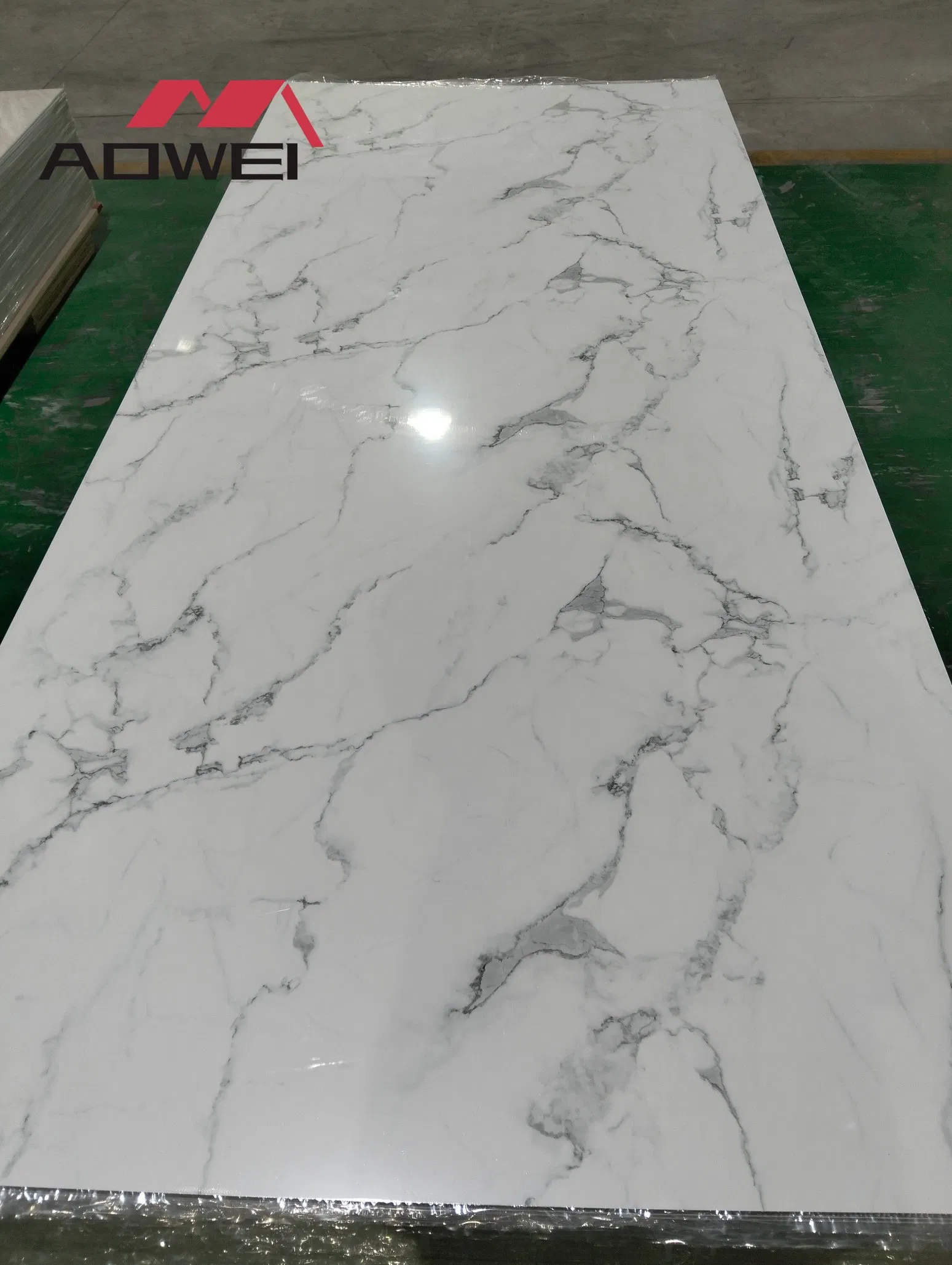Eco Friendly Waterproof UV Protective Stone Plastic Marble Composite Marble Sheet for Hotel Elevator Lobby