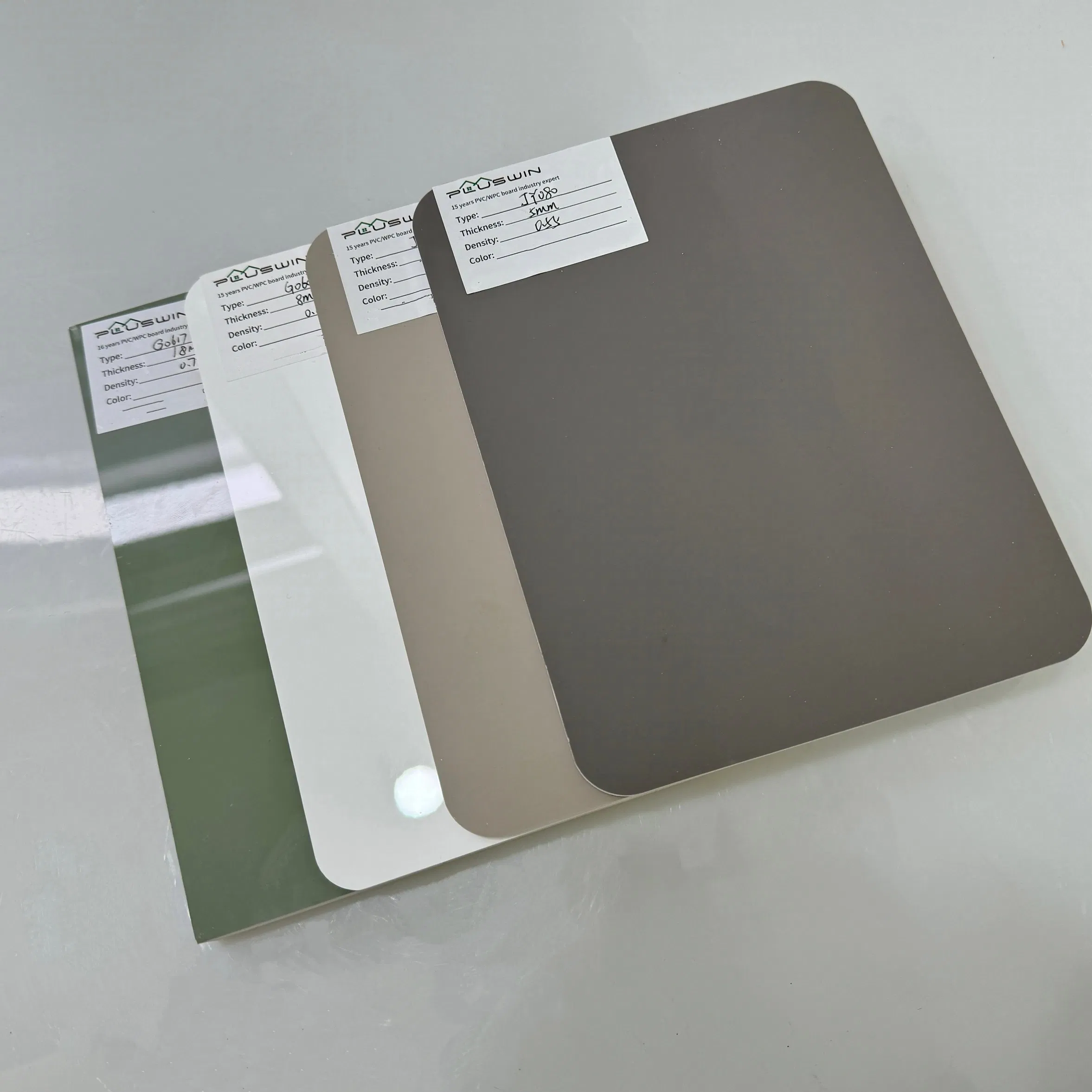 Bamboo Charcoal Decorative Wall Panels with PVC Laminated Film Surface for Residential