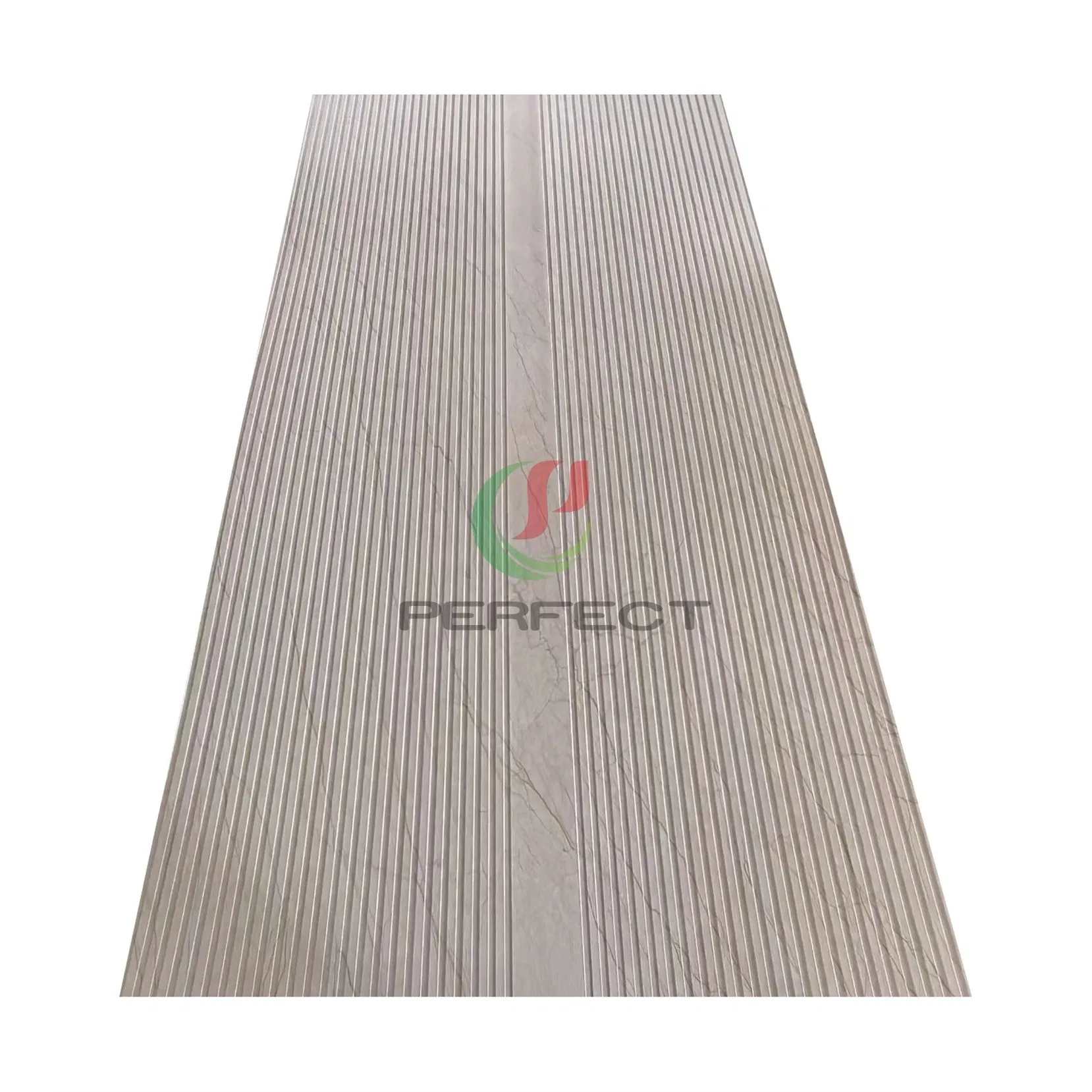 Vertical Stripes Design Marble Texture UV Board 3D Deign Stone Plastic Composite Sheet Matte Surface UV Marble Board