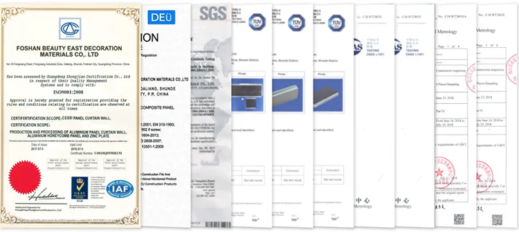 Quality Certificates