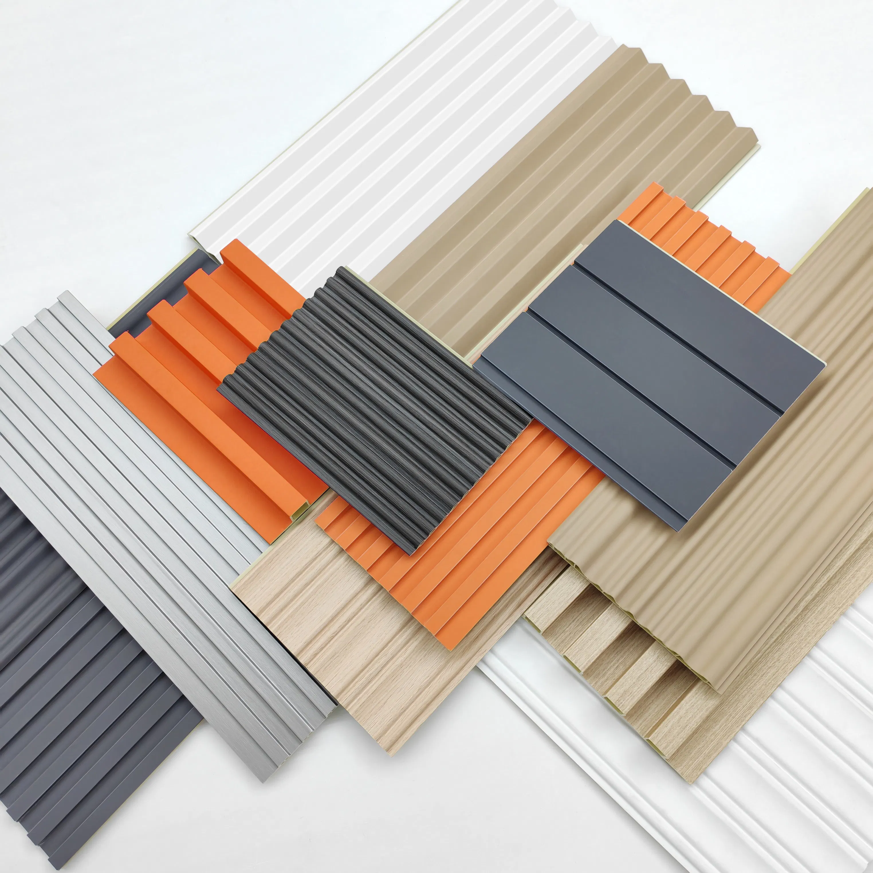 Unique PVC Wall Panels for Customizable Modern Interior Spaces Export Bamboo Wood Fiber Grille Board Wall Protection Panel Great Wall Board TV Background Wall