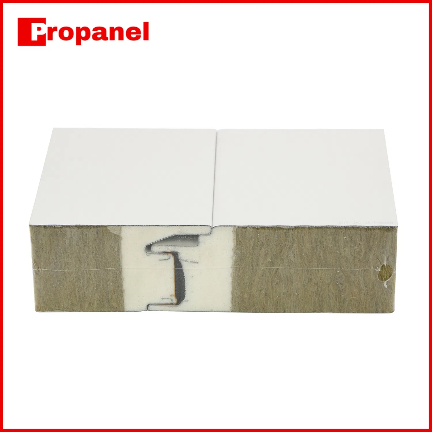 CE Certified Heat Preservation Mineral Wool Wall Panels Fireproof Rock Wool Sandwich Panels for Module Houses Interior Partition Prefabricated Houses