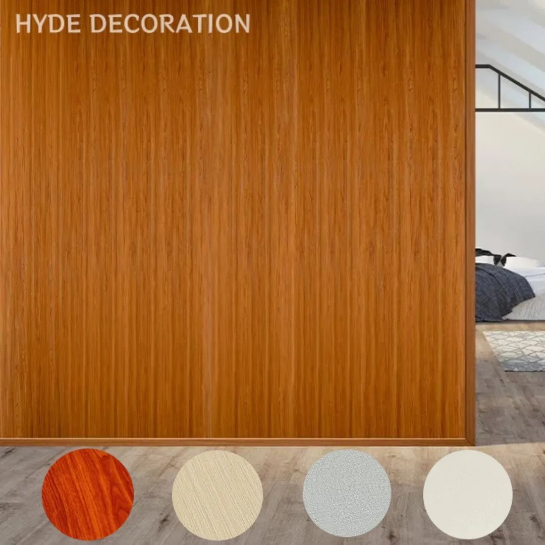 High Quality 400X26mm Hollow PVC Interior Decorative Wall Partition Panel for Hotel House Office