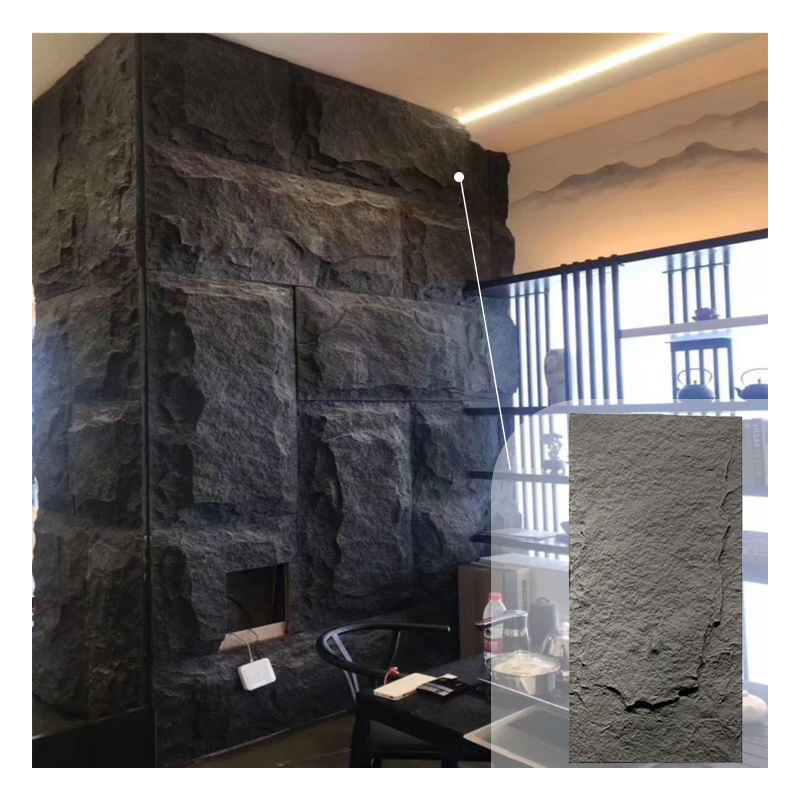 Cheap Price Exterior Culture Placas 3D PU Artificial Faux Flexible Stone Wall Panel