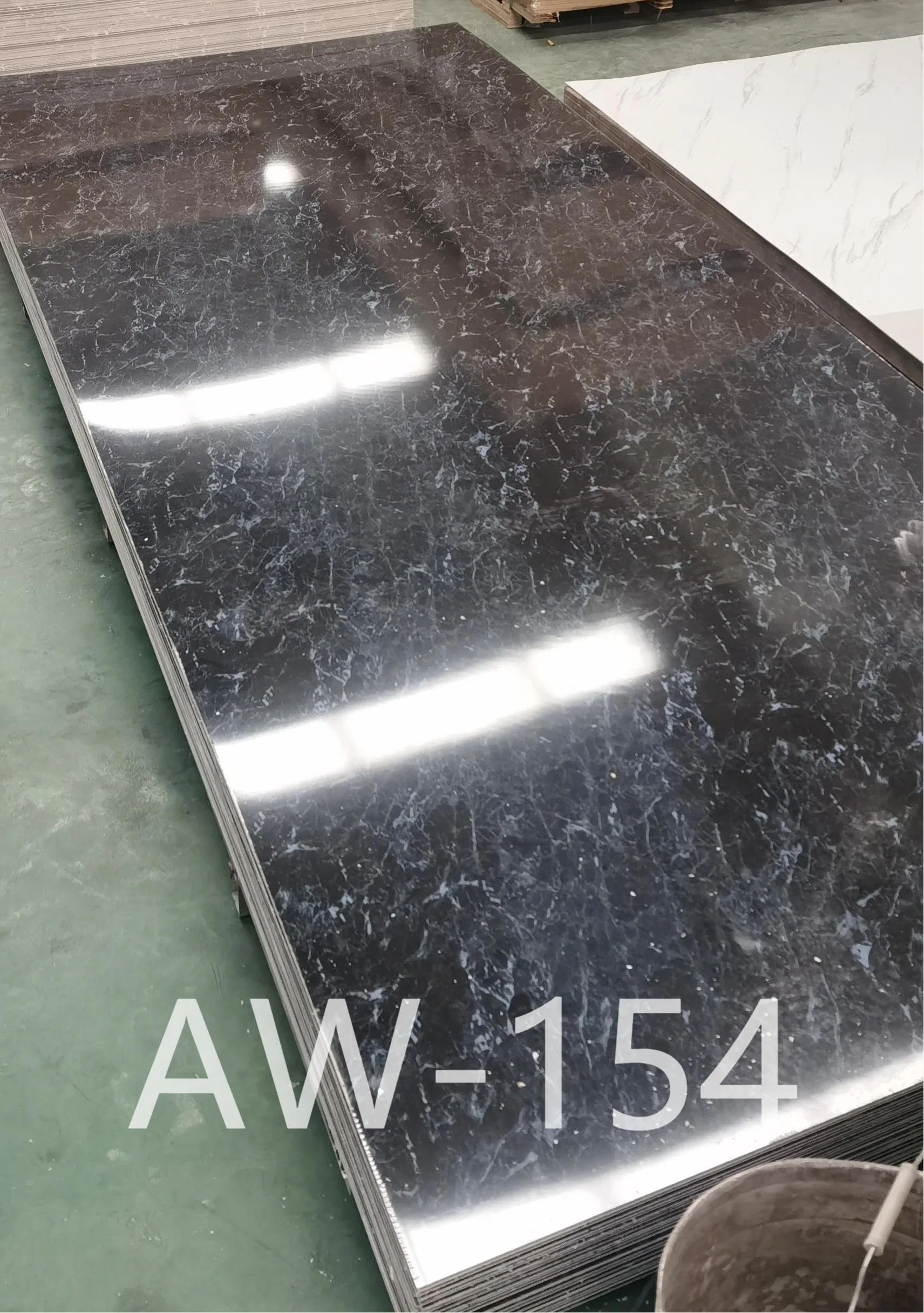 Eco Friendly Waterproof Stone Plastic Composite Sheet for SPA Changing Room Wall