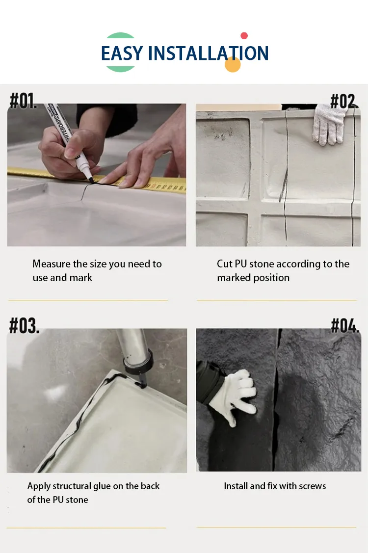 PU Artificial Foam Stone Panel 8