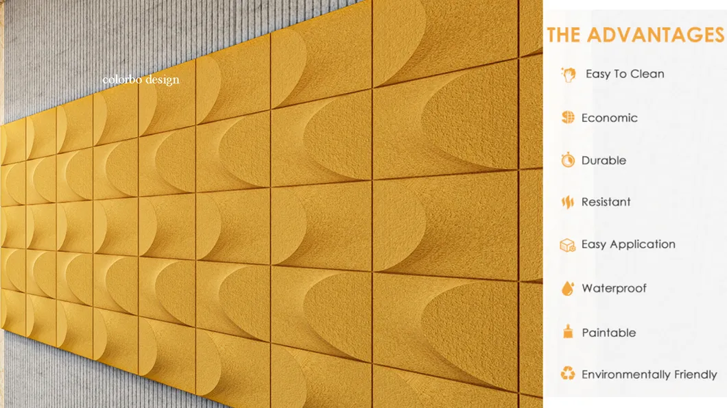 3D Acoustic Wall Panels