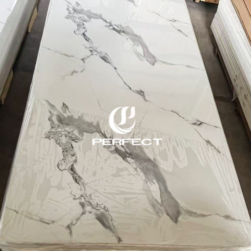 UV Marble Wall Panel 3D Textured Surface - Anti-Slip &amp; Modern Design