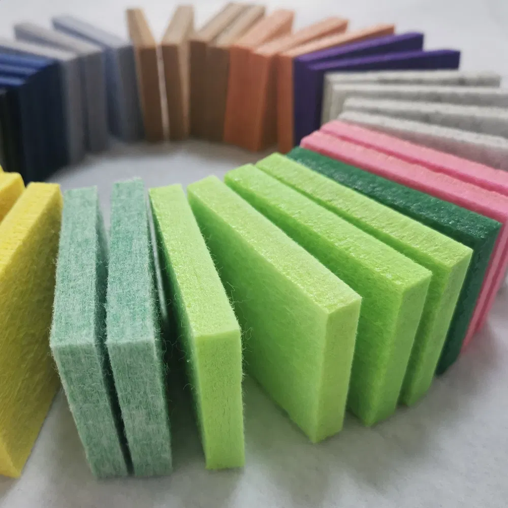 Modern 3D Acoustic Wall Tiles Textured Polyester Panels - Design with Noise Control