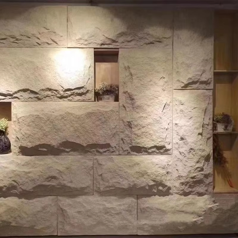 High Quality Fast Installation Artificial Stone Polyurethane Faux Culture Brick Texture PU Wall Panel