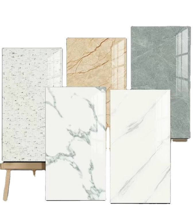 Stunning Stone Plastic Composite solid 4mm wall panels PVC marble sheet