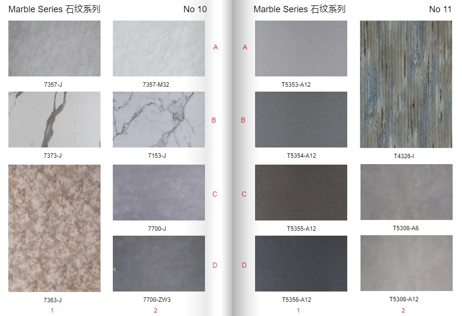 Marble Design Compact Laminate HPL Panel Decorative High-Pressure Laminates Stone Design Laminates