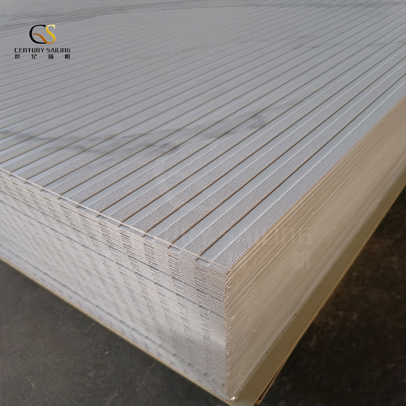 Interior Decorative UV Marble Sheet Waterproof Click Stone Plastic Composite