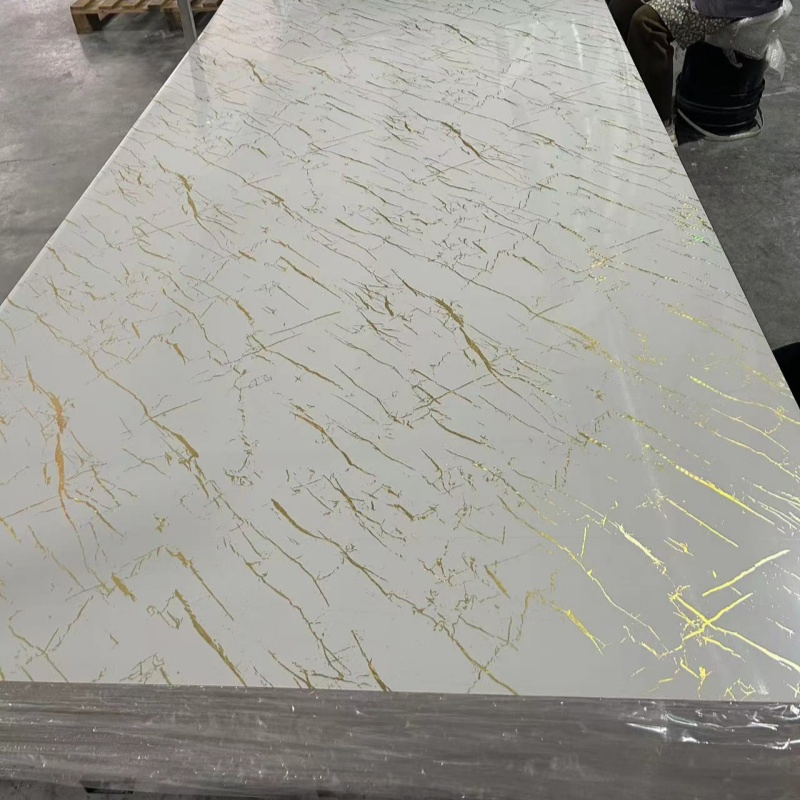 China Goods Decorative PVC Wall Panel Marble Sheet Waterproof Marble Panel