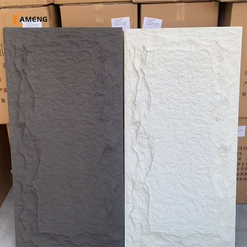High Quality Fast Installation Artificial Stone Polyurethane Faux Culture Brick Texture PU Wall Panel