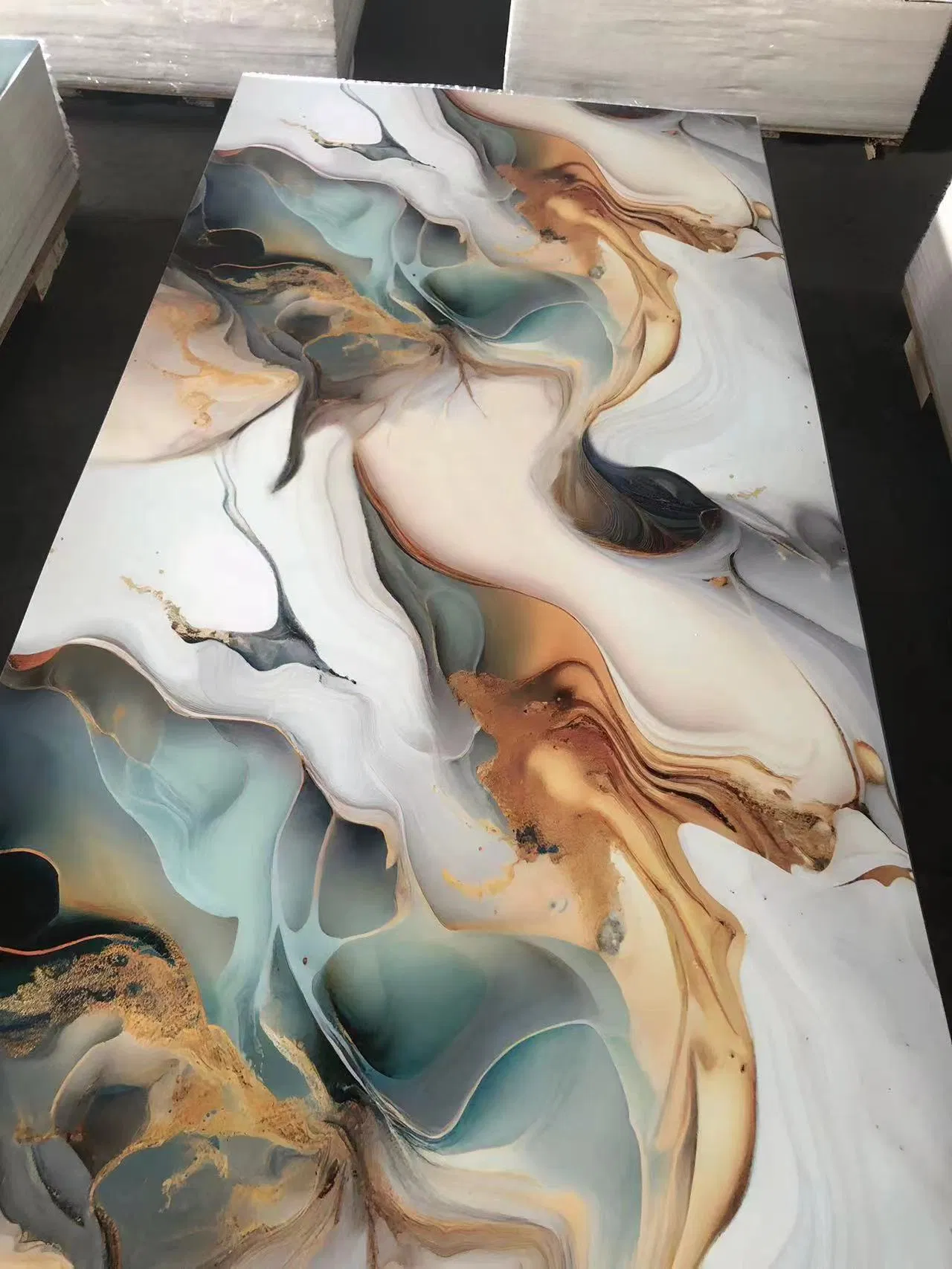 Scratch Resistant PVC UV Panel Modern Design Interior Decorative Wall Paneling Anti-UV