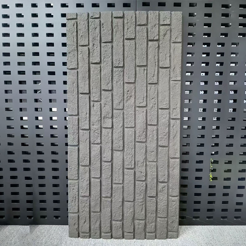 Polyurethane PU Faux Artificial Culture Stone Exterior Decorative Wall Panels with Fashionable Design