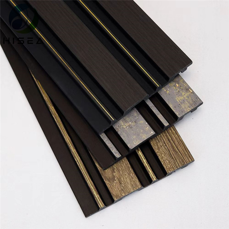 Modern 3D Textured PVC Interior Wall Decoration Fluted Wall Panel