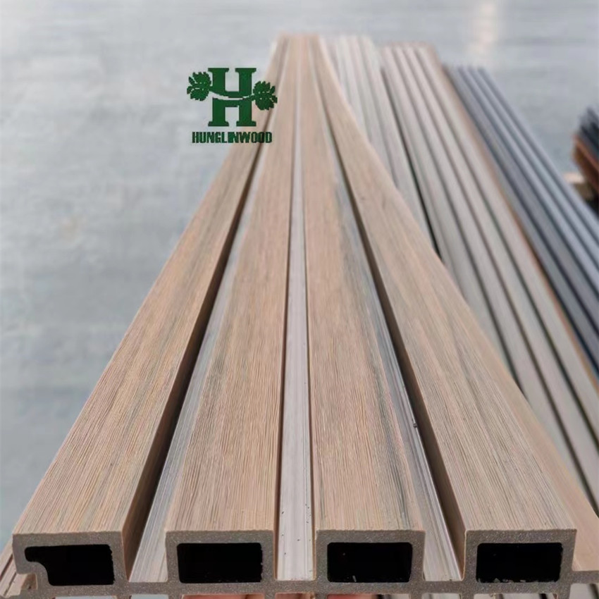 WPC Wall Board Cladding Fluted Decorative WPC Wall Panel