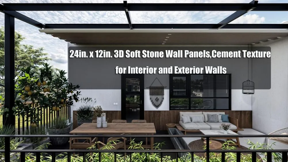 Soft Flexible Stone Panel