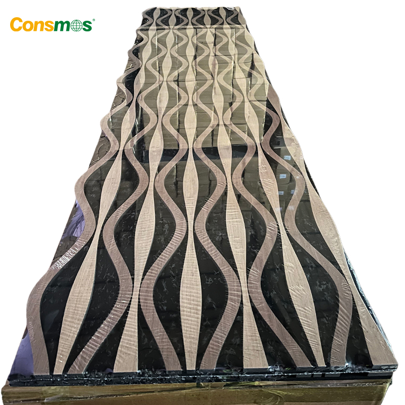 Natural Oak Slatted Sound Absorbing Ceiling Paneles De MDF Acoustic Panel Wood Wall