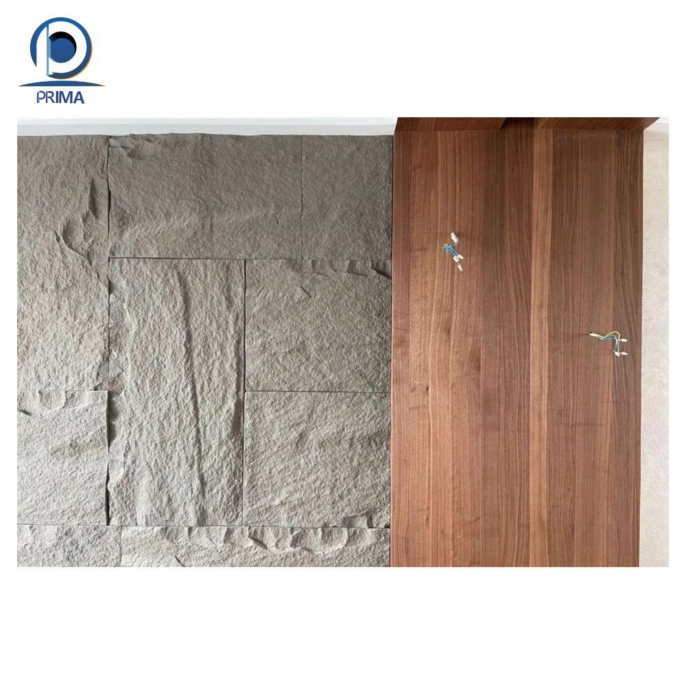 Modern Style Faux Culture Exterior Wall Panels Cladding 3D Polyurethane Artificial Stone Brick PU Stone