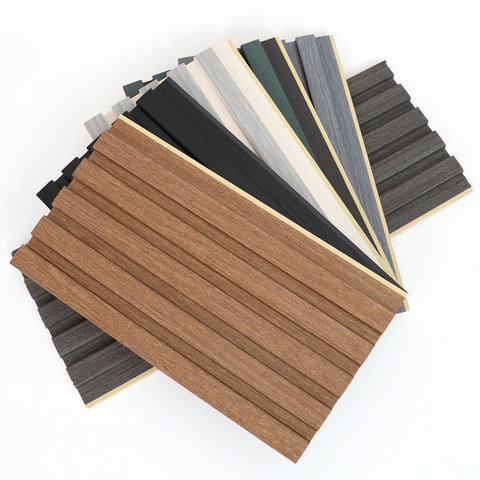 Elegant Office Partition Panel Decoration Material Wall Panel WPC Board Panel Thermal Insulation Interior Wall Decoration Wall Covering Wall Cladding