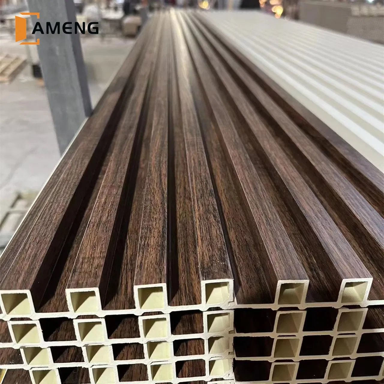 Wholesale Price Modern Partition Bathroom Fluted Interior PVC WPC Wall Panel Design