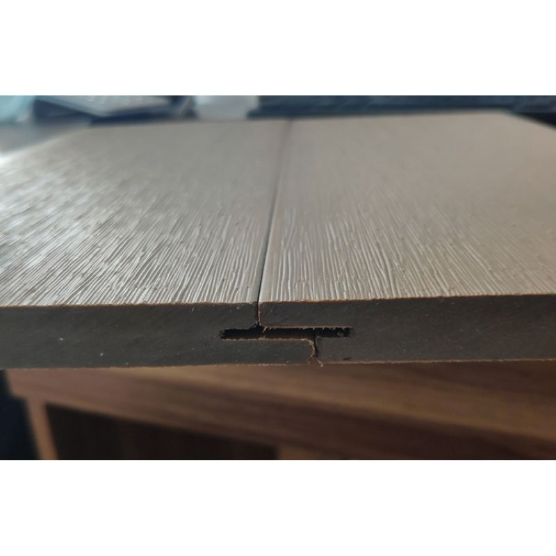 140mm Wide WPC Curtain Wall Panel 14mm Profile Building Exterior Cladding System