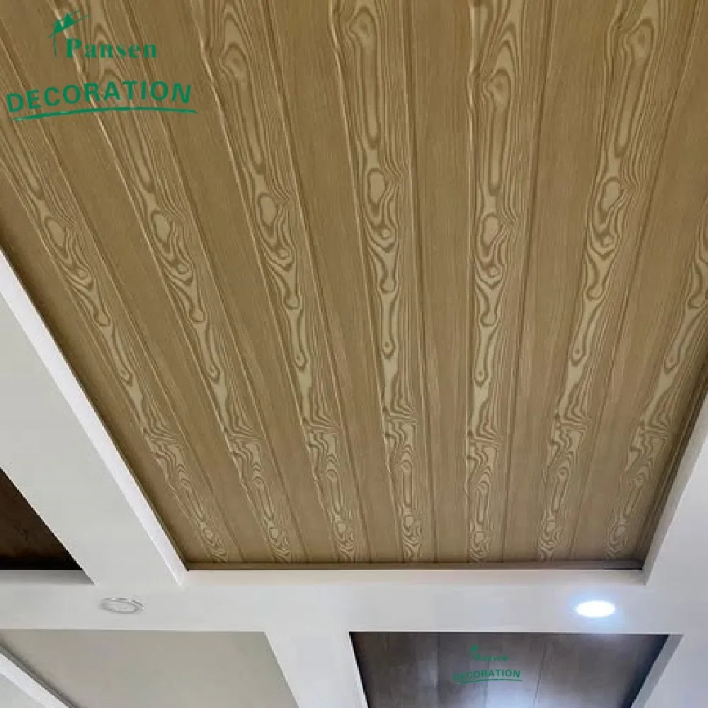 Interior Decoration PVC Ceiling Wall Panel Decorative Waterproof Panel Plastic Ceiling