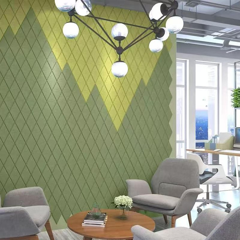 Pet Decorative Polyester Fiber Acoustic Board Acoustic Panel Wall Panel Sound Absorption for Office