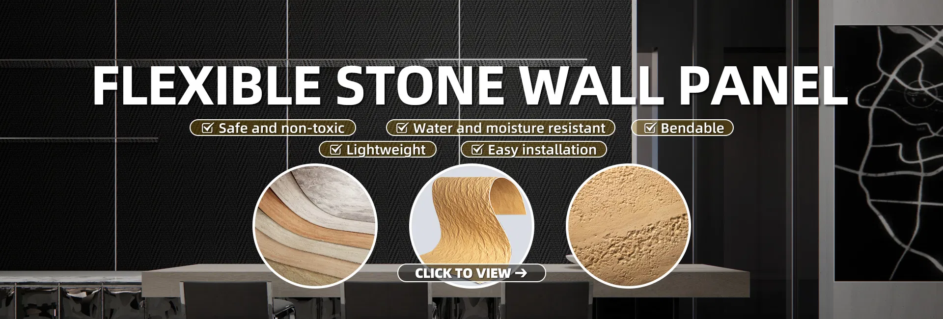 MCM Flexible Stone Banner