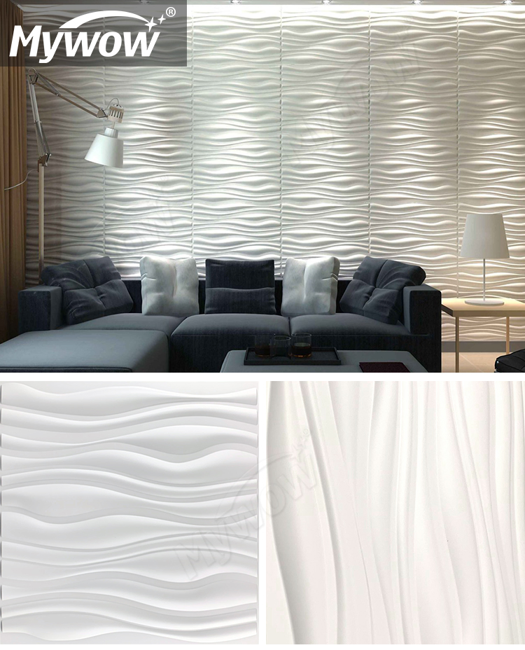 Building Material Decorative PVC Ceiling Tile 3D PVC Wall Panel