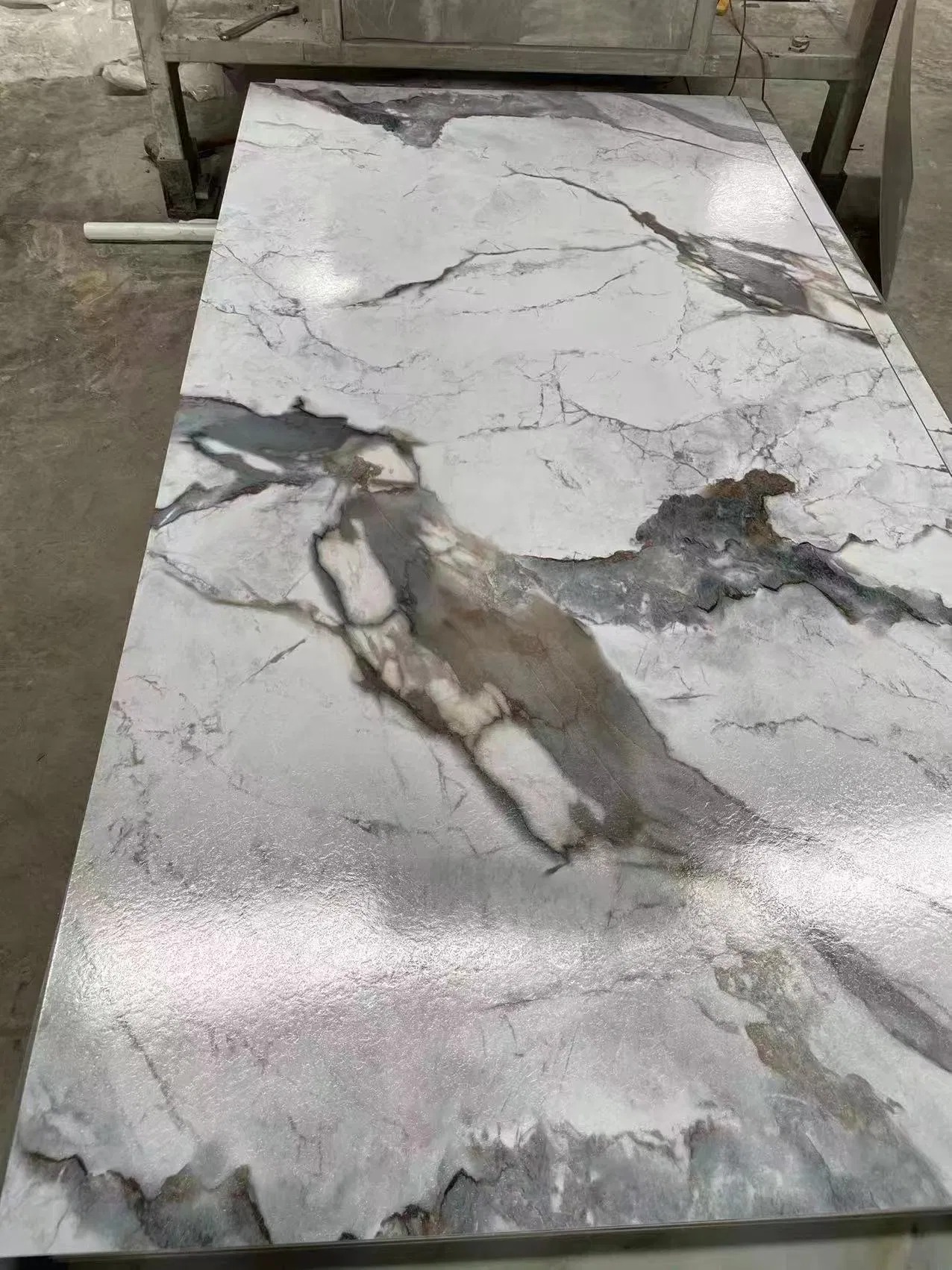 New Decorative Materials Waterproof Wall Panel PVC UV Plastic Sheet PVC Marble for Office Home