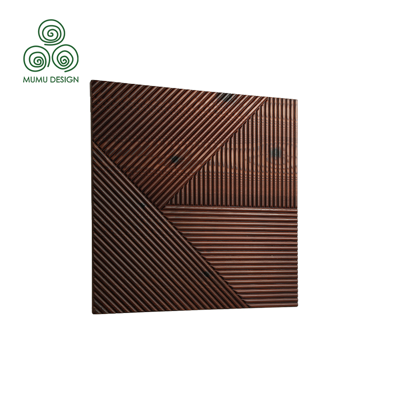 Modern Stylish Premium High Quality Solid Natural Wood Decorative Home Interior Cladding Wall Panel