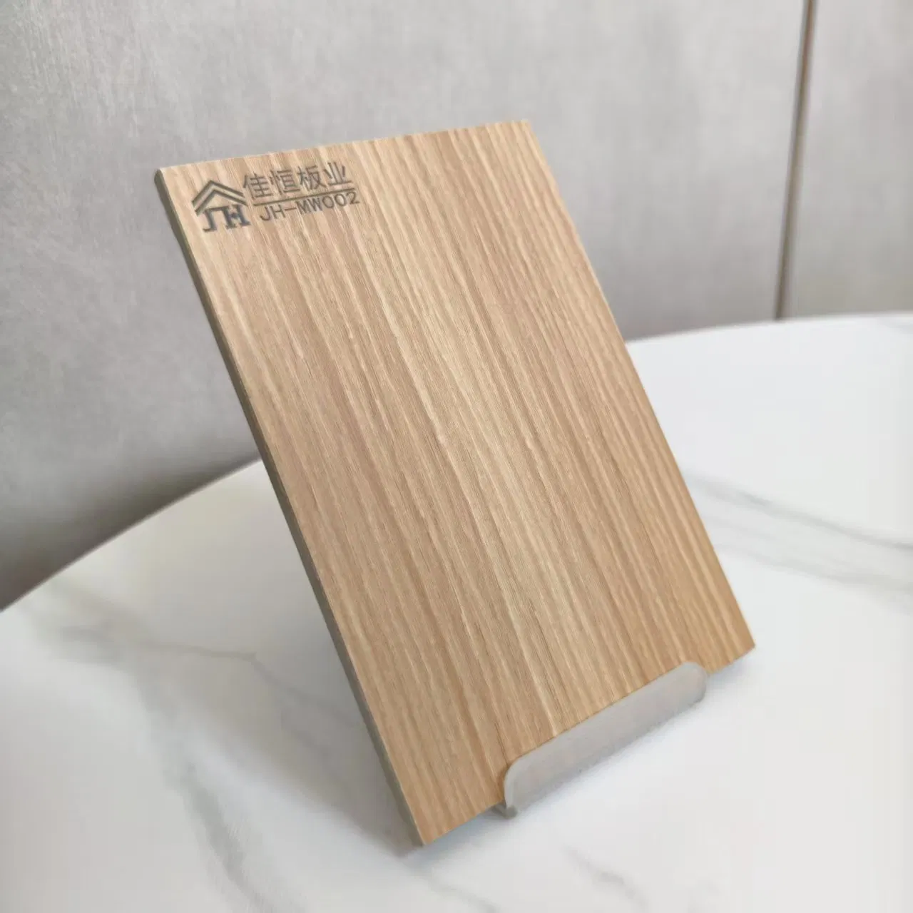 Luxury Wood Grain PVC Coated Fiber Cement Decorative Board for Interior Wall