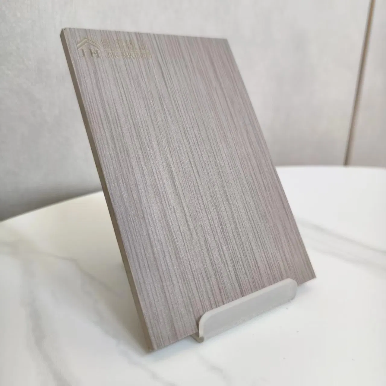 Luxury Wood Grain PVC Coated Fiber Cement Decorative Board for Interior Wall