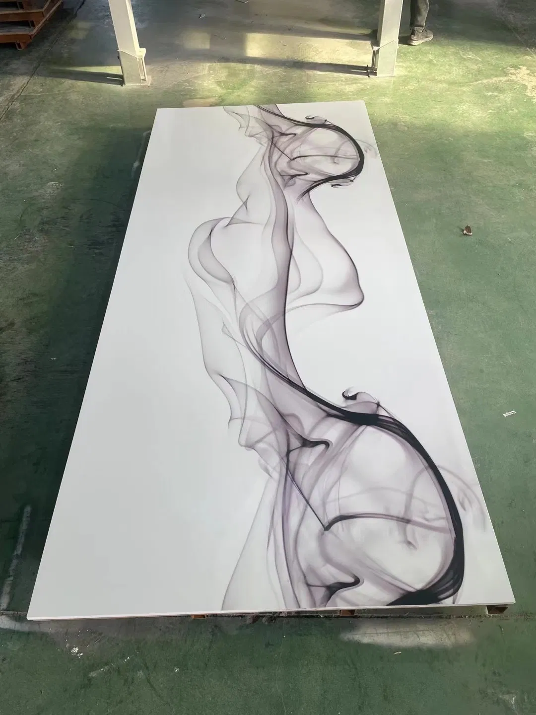 Chinese Building Material Manufacturer 1220*2900mm Fence PVC Marble Sheet/UV Spc WPC Board/Interior Bamoboo Wall Panel for Home Decoration Items