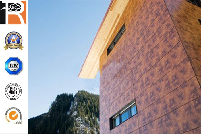 Waterproof Decorative Fireproof Board UV Resistant Exterior Compact Laminate Sheet Wall Panel Burning Material Exterior Wall HPL (EL-13) for Building/Exterior