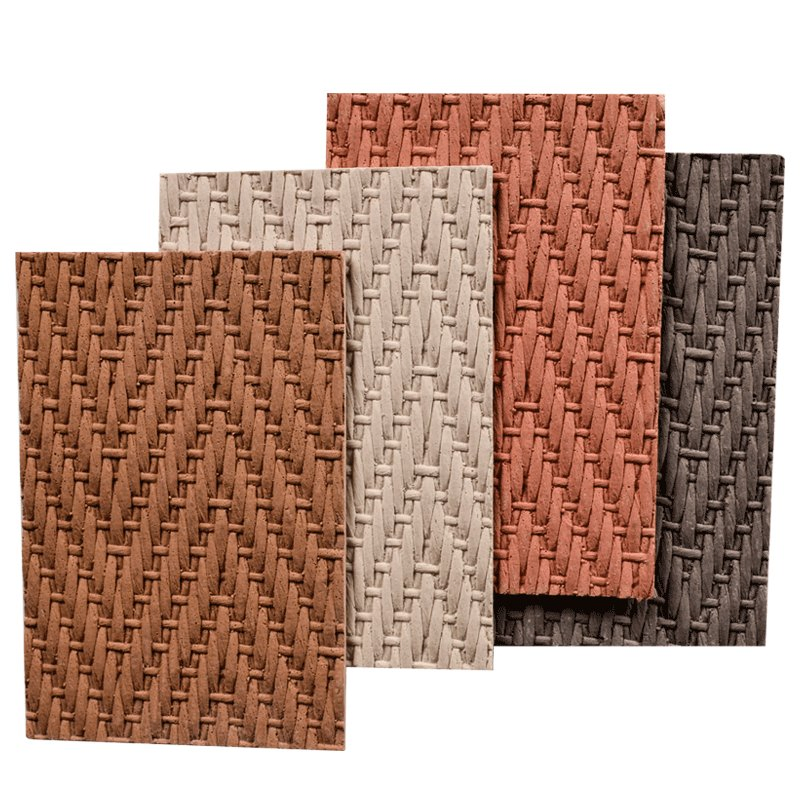 Modern Design Fluted Flexible Stone Veneer Tile WPC Board New Material Artificial Wall Panel Flexible Ceramic Stone Wall Panel for Walls and Ceilings Decorative