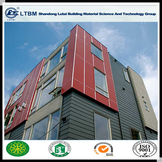 High Density Wood Grain Fiber Cement Board for Exterior Wall