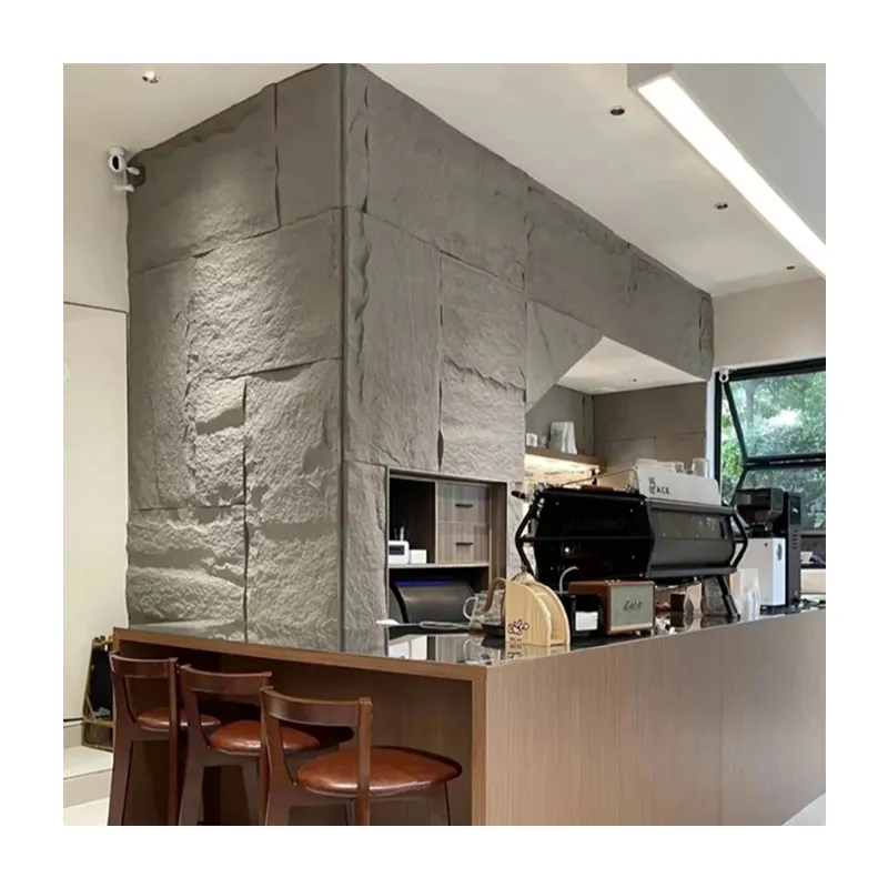 PU Stone Wall Panel Application 2