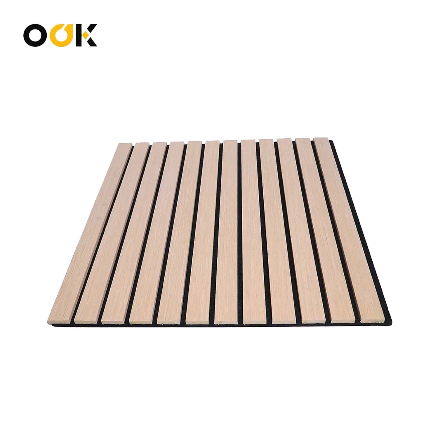 2026 Acoustic Soundproof WPC Wall Panel Akupanel 3D Slat Panels for Interior Decoration Sound-Absorbing Cladding Factory Polyester Fiber Decorative MDF Board