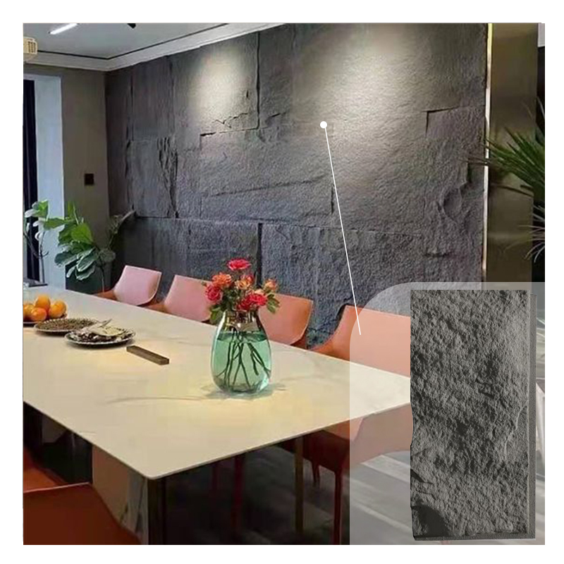 Cheap Price Exterior Culture Placas 3D PU Artificial Faux Flexible Stone Wall Panel