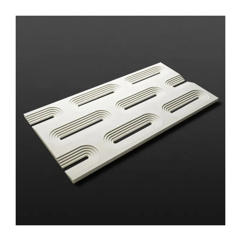 Interior Polyurethane Faux Stone White 3D Art PU Foam Stylish Cladding Wall Partition Panels