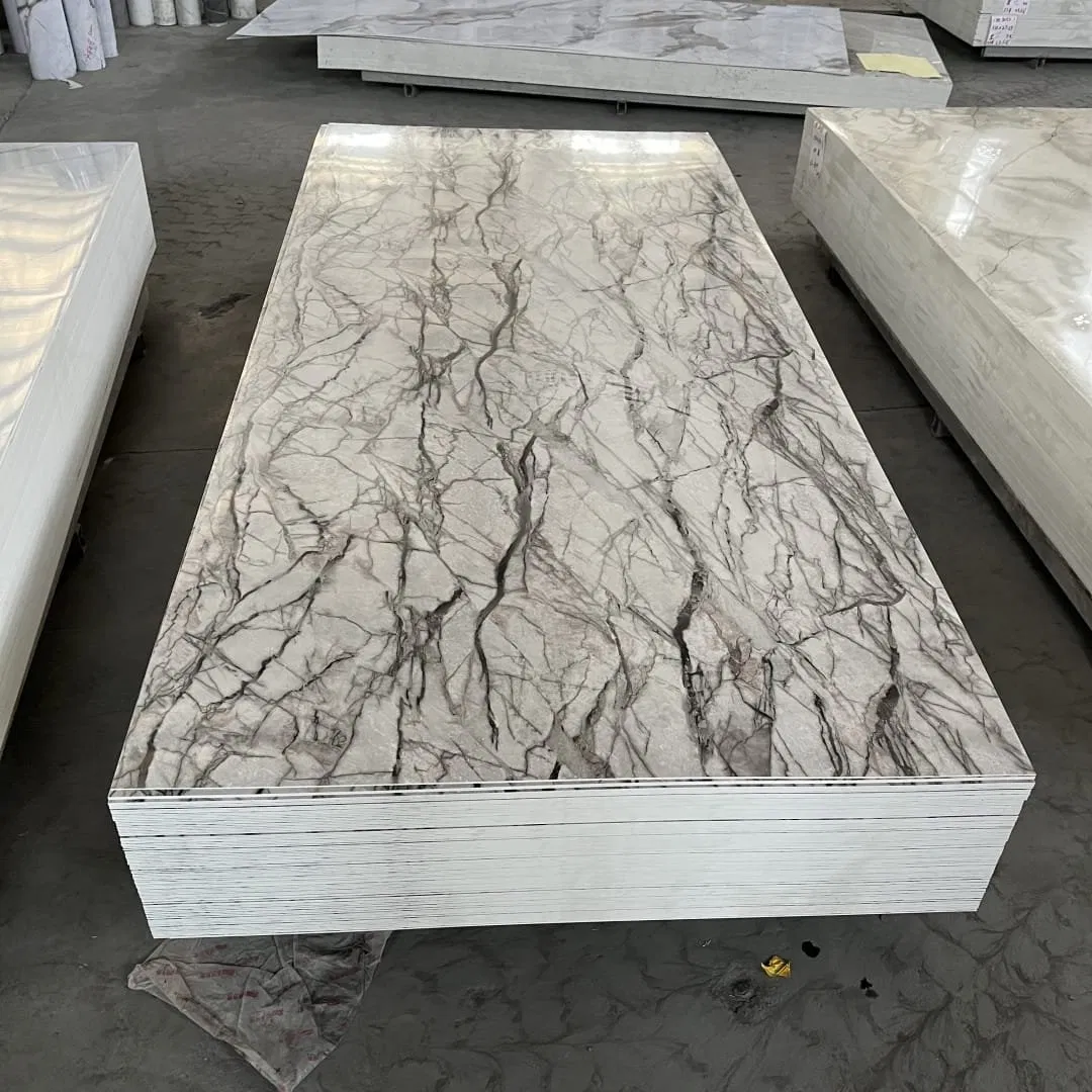 High-Quality Aesthetically Pleasing Durable PVC Marble Sheet for Wall Decoration