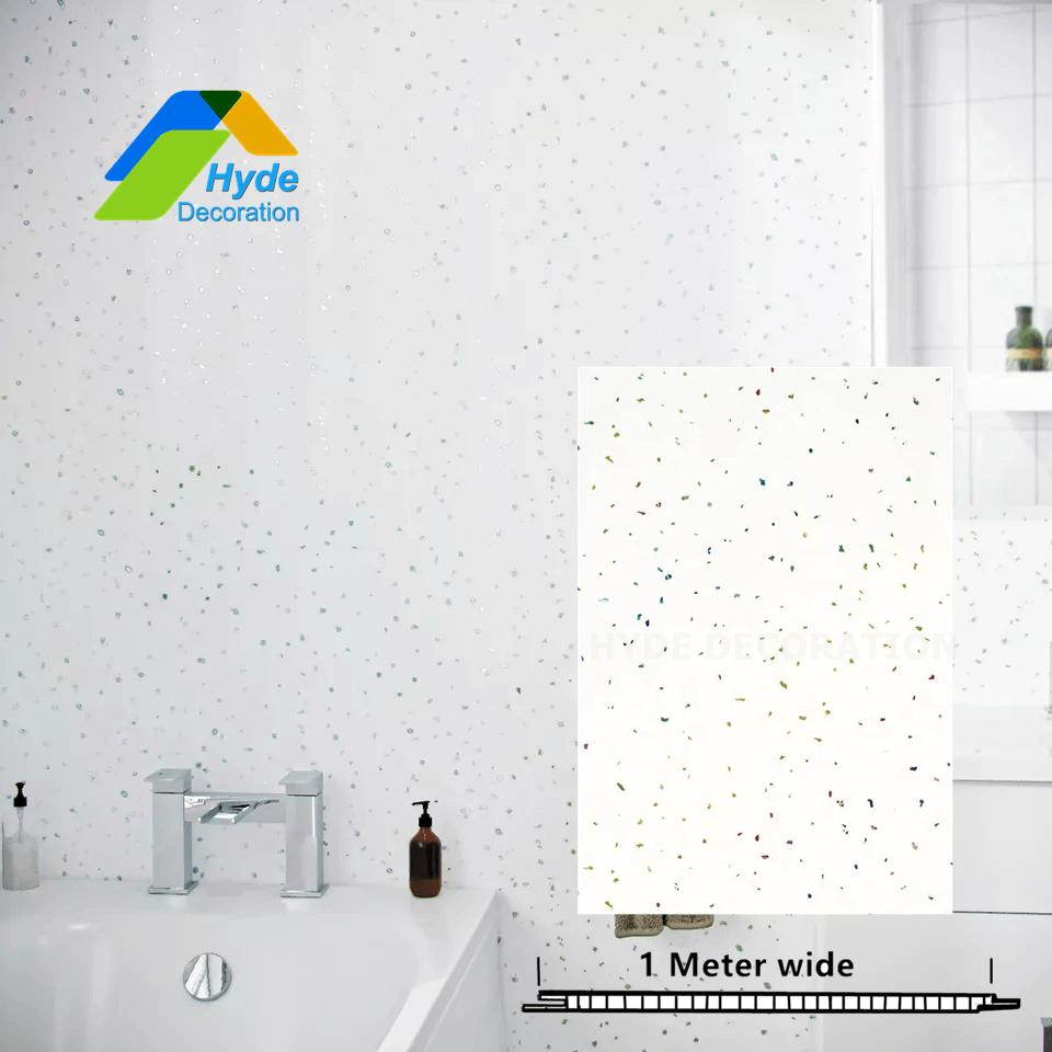1000mm Wide X 2.4m X 10mm PVC Wet Room Wall Panels Bathroom Wall Panelling for Australia Market