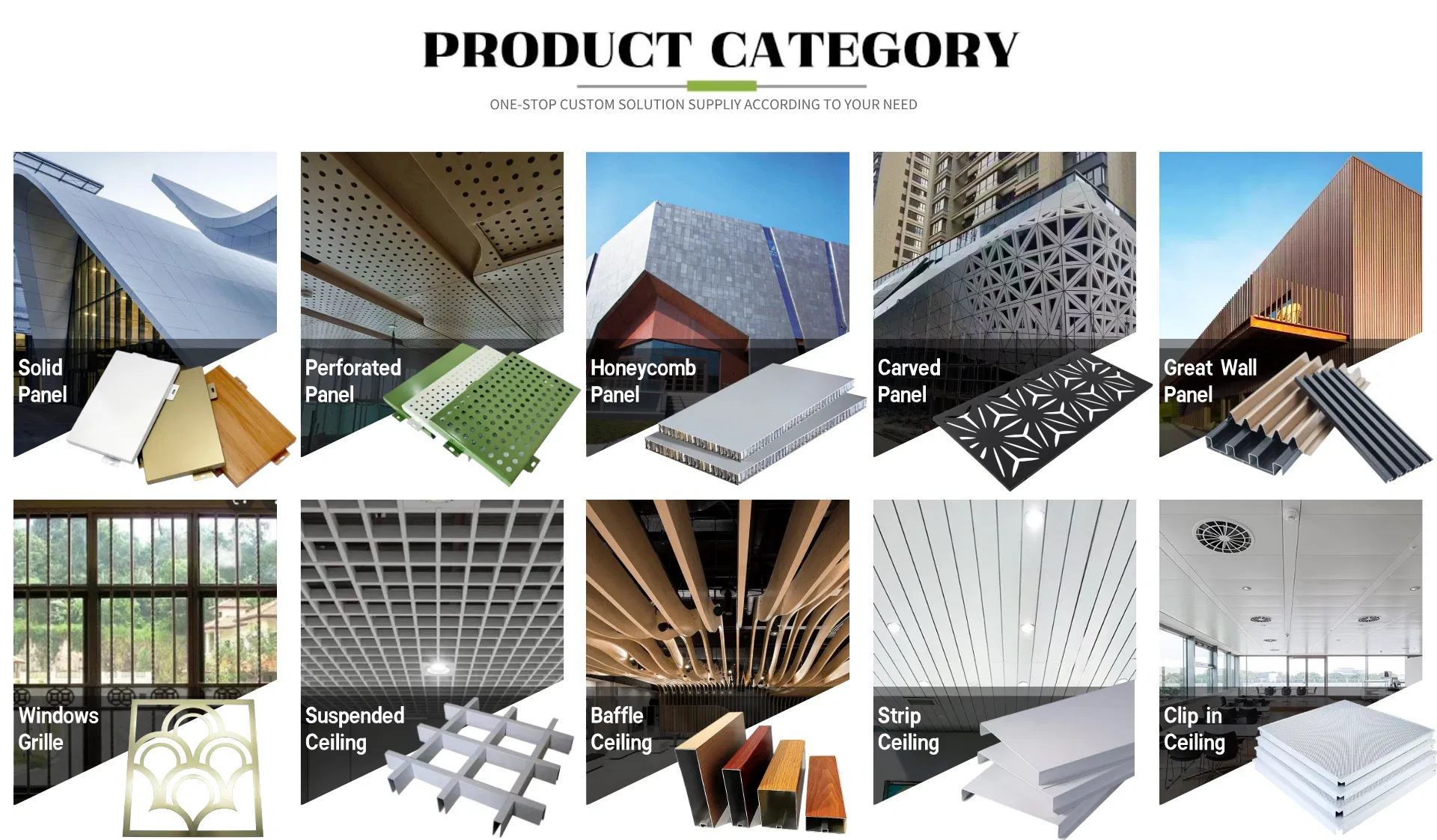 Modern Aluminum Panel Detail