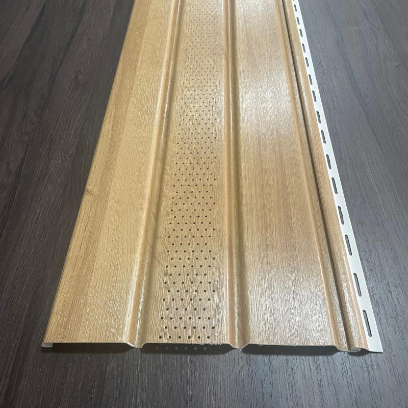 Decorative Wood Cielo PVC Exterior Plastic T&G for Ceiling Soffit Panel